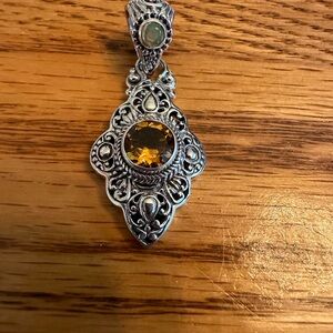 Elegant Silver and Gold Pendant